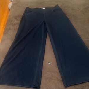 HALARA Women's Wide Leg Pants - Navy Blue